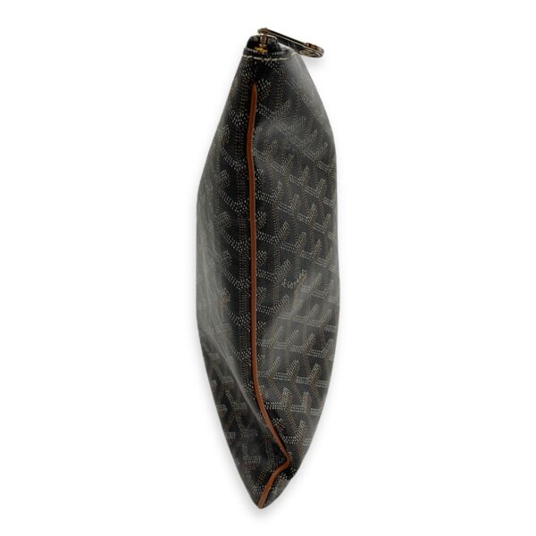 Logo 40cm Multi-Color Clutch in Canvas, Silver hardware - Image 4