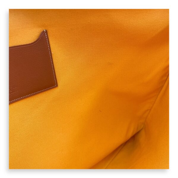 Logo 40cm Multi-Color Clutch in Canvas, Silver hardware - Image 8