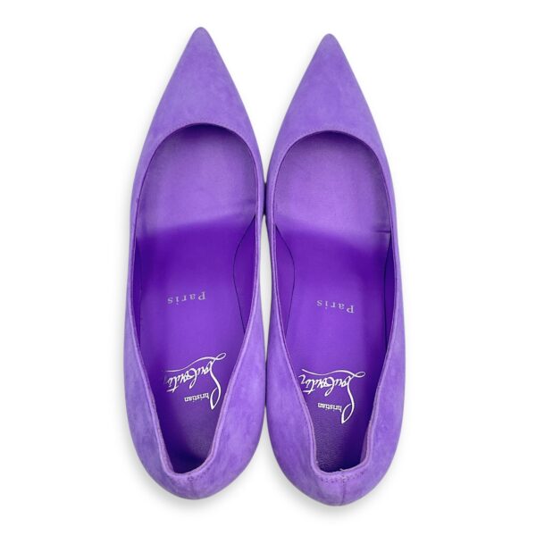 Suede 37.5 Purple Heels - Image 4