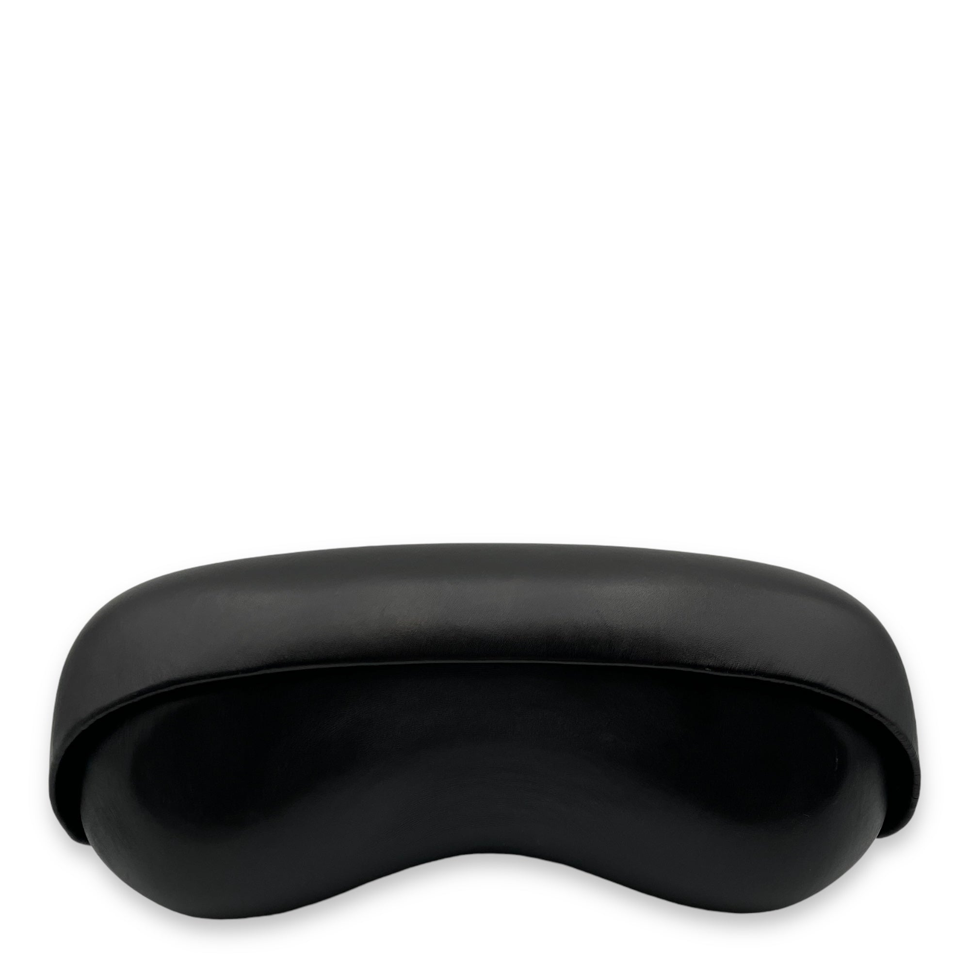 2005 Futuristic Hard Shell Black Top Handle Bag in Lambskin, Matte Palladium hardware - Image 6