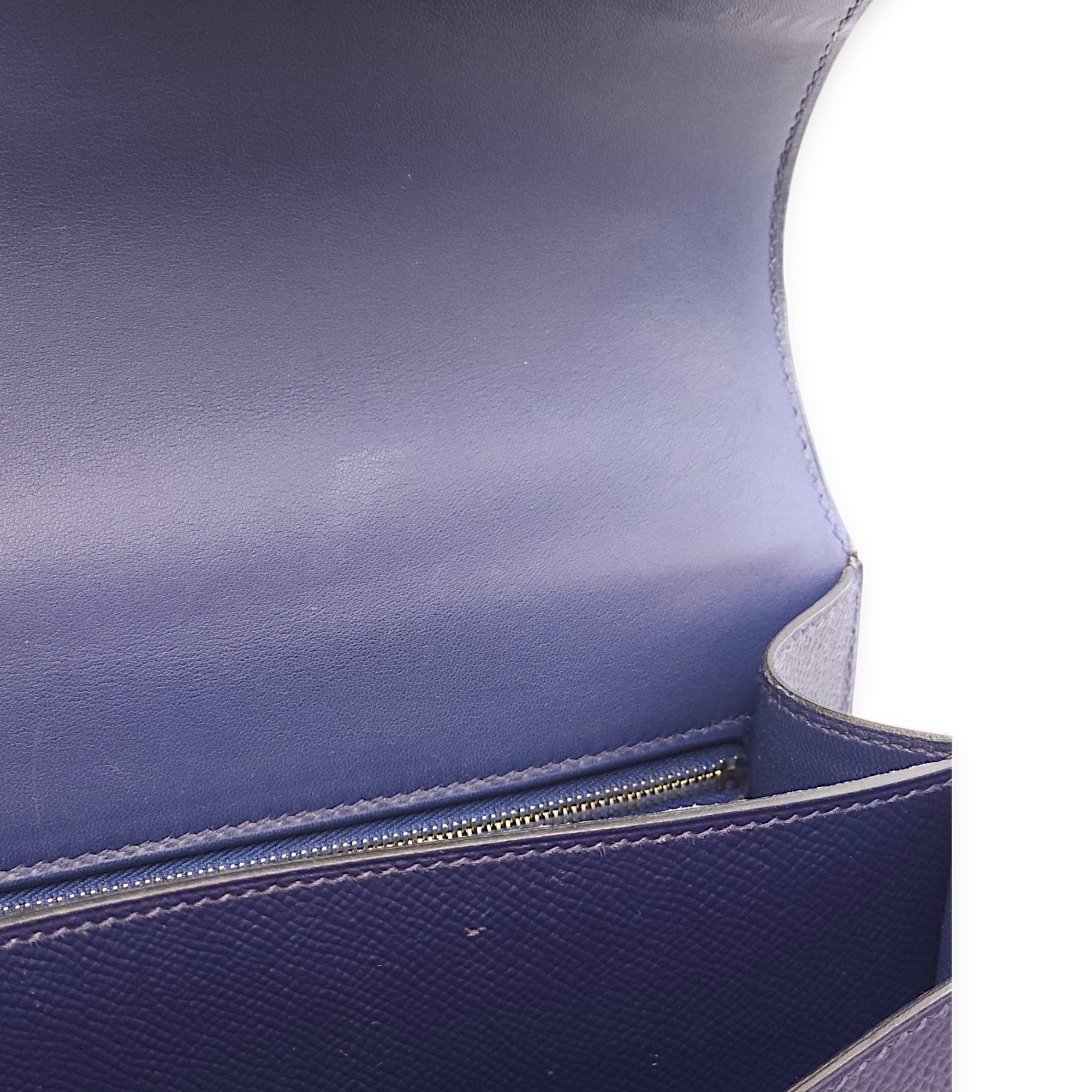 Constance 24 Blue Sapphire in Epsom, Palladium hardware - Image 11