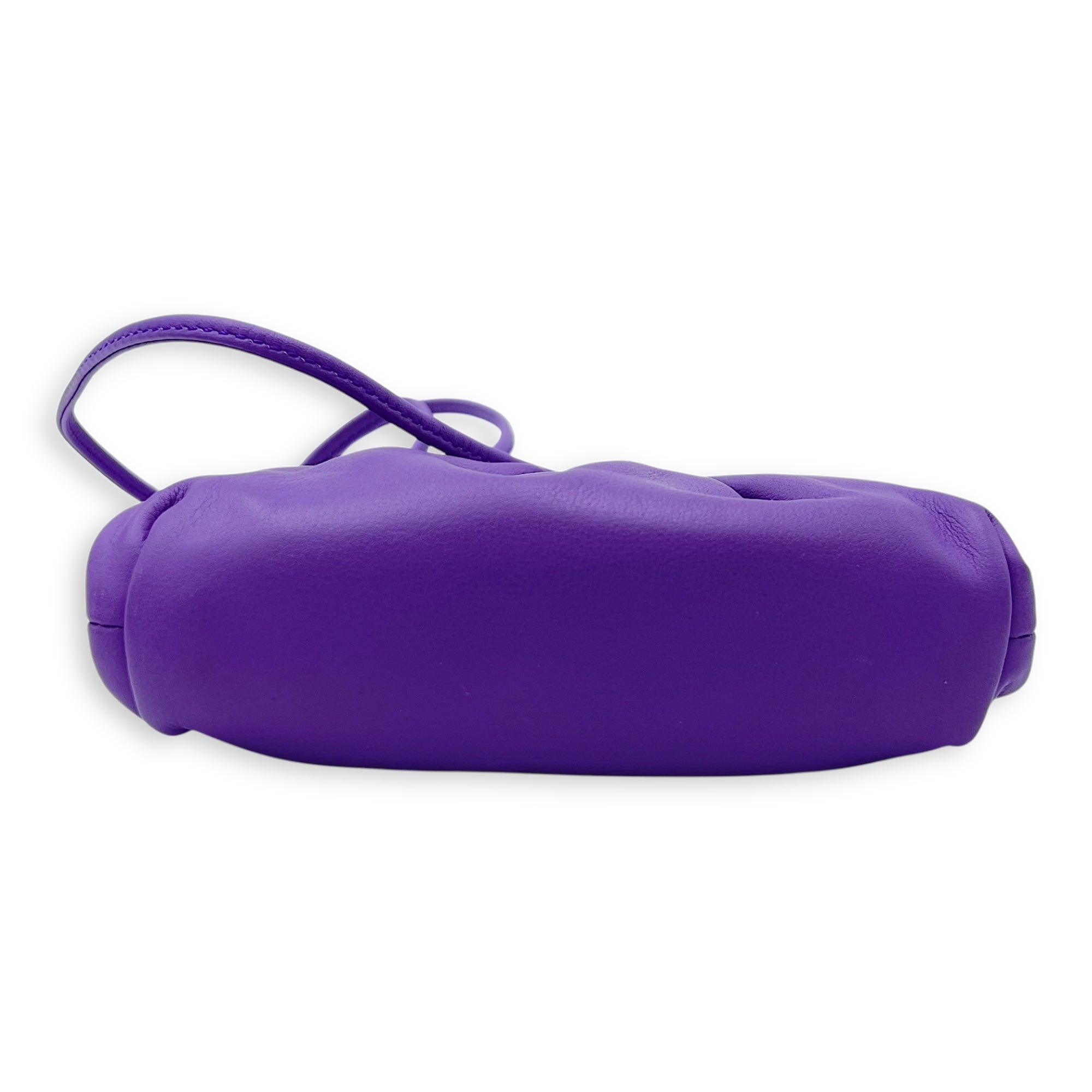 The Pouch Mini Purple Coin Purse in Lambskin, Gold hardware - Image 6