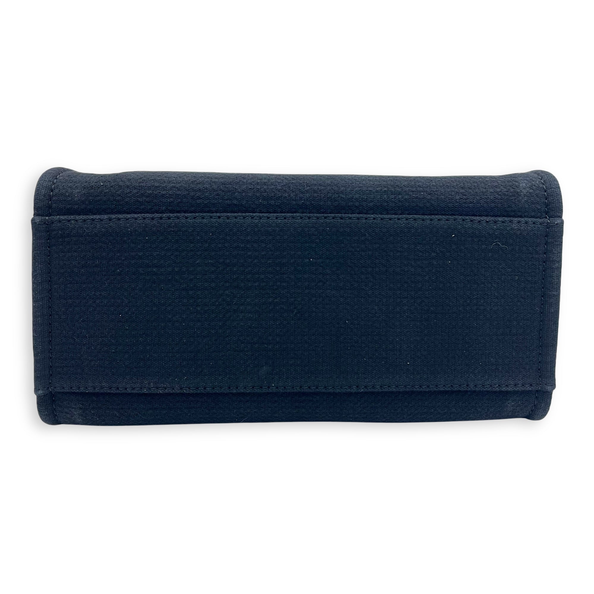 Deauville Tote Bag Black in Canvas, Gold hardware - Image 6