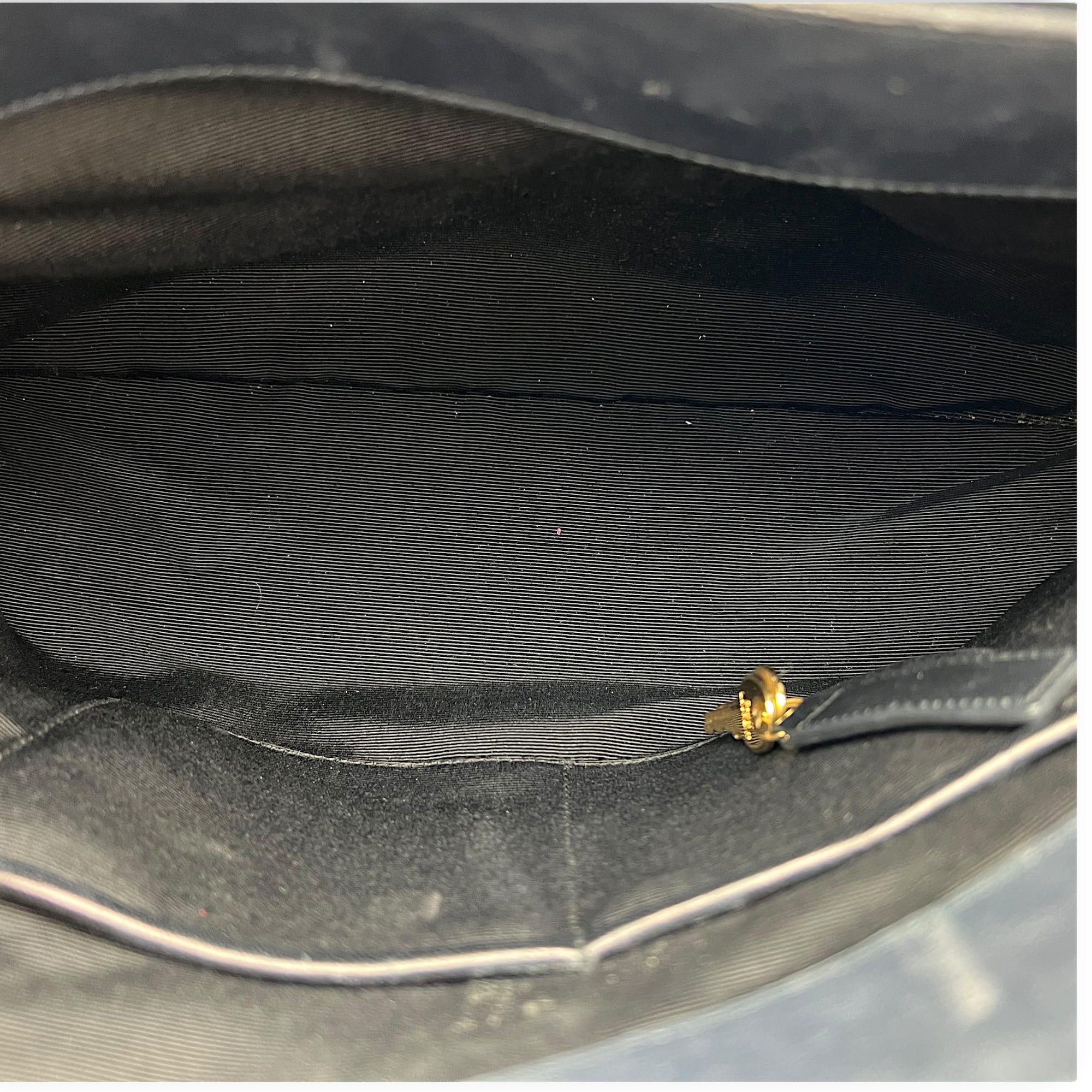 Moujik Top Handle Bag Blue in Calfskin, Gold hardware - Image 7