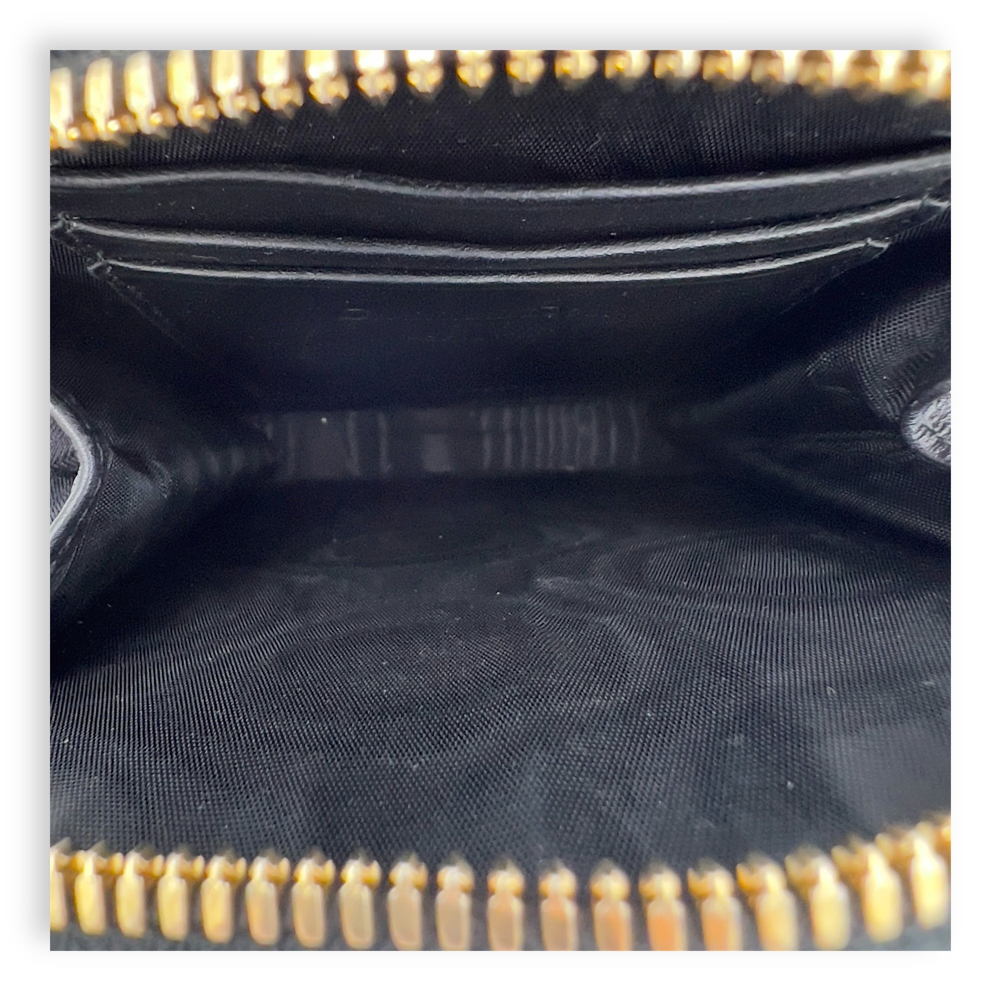 Cannage Top Handle Bag Black in Patent Leather, Gold hardware - Image 9