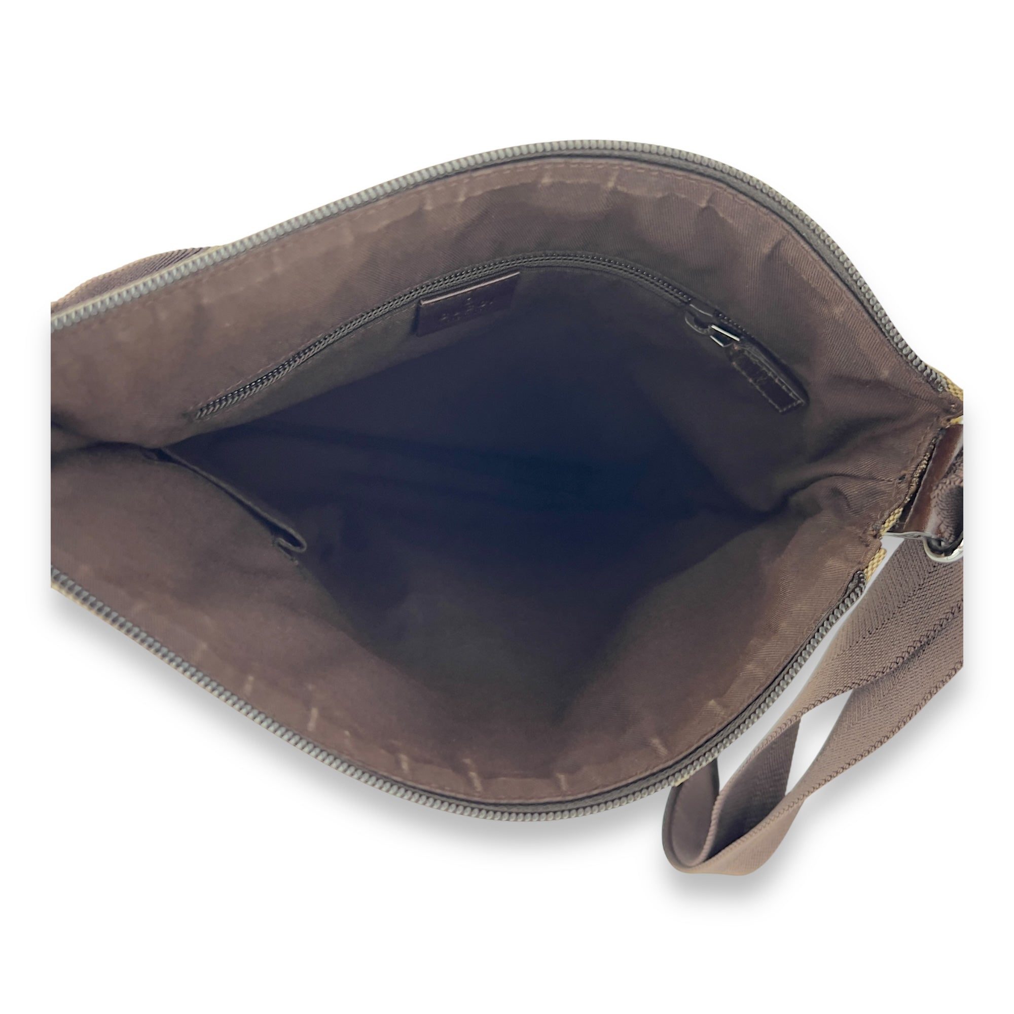 GG Crossbody Bag Brown in Canvas, Gold hardware - Image 7