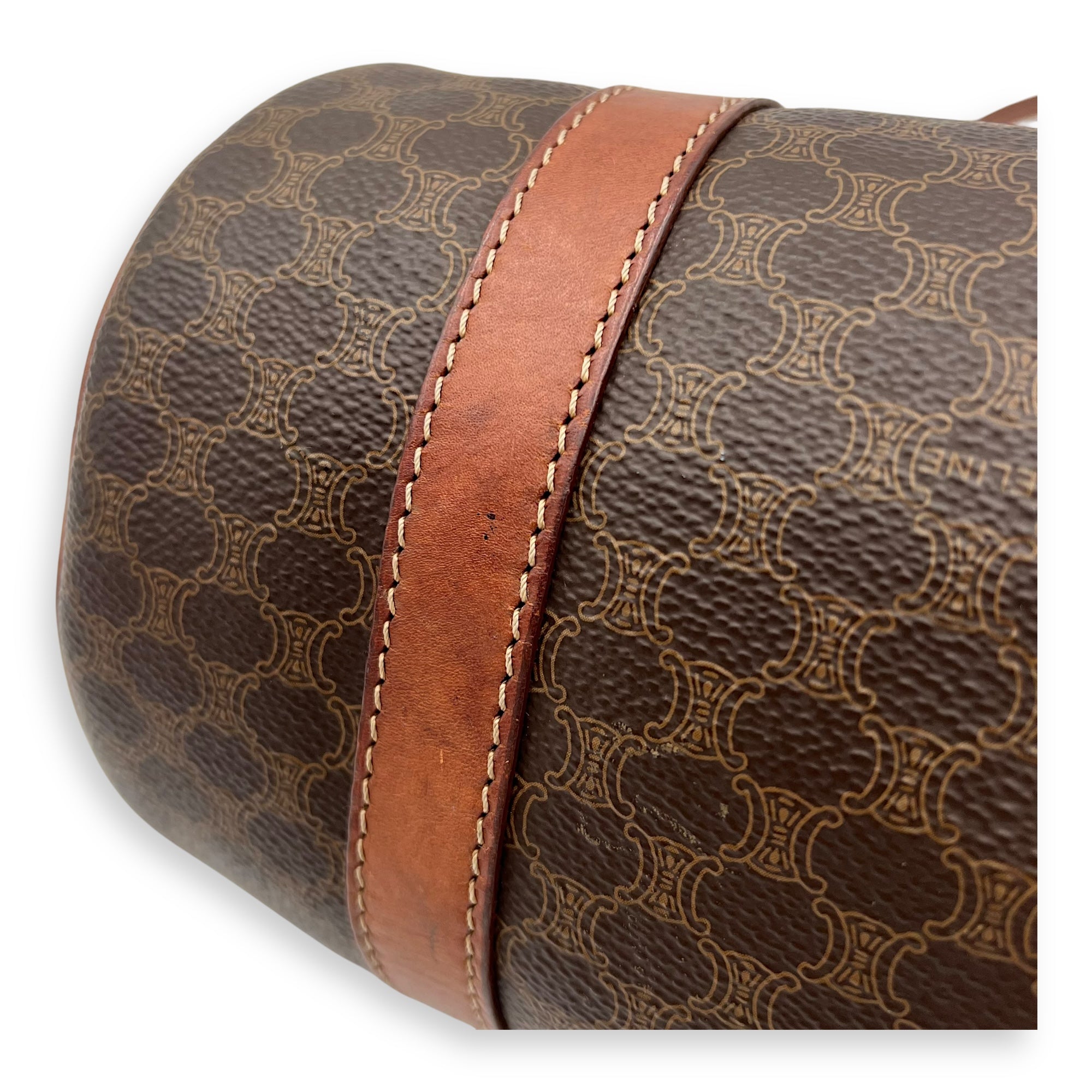 Macadam Shoulder Bag Brown in Coated Canvas, Gold hardware - Image 10